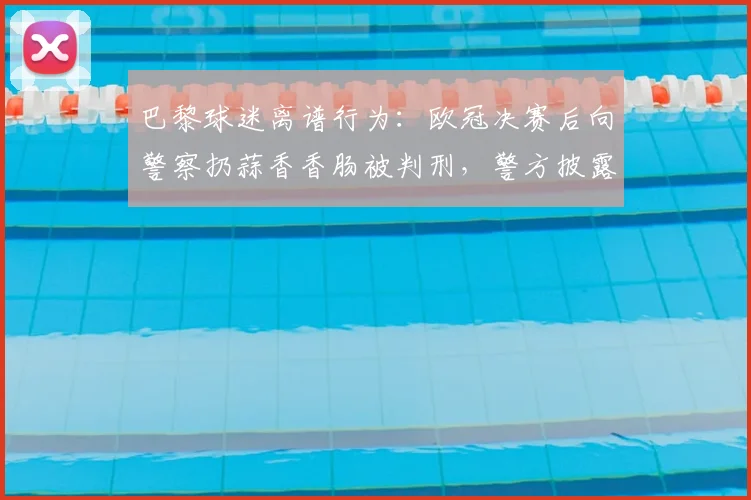 巴黎球迷离谱行为：欧冠决赛后向警察扔蒜香香肠被判刑，警方披露细节