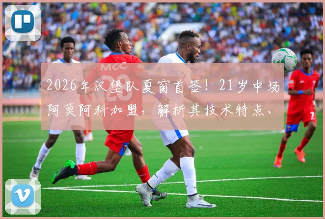 2026年汉堡队夏窗首签！21岁中场阿莫阿科加盟，解析其技术特点、球衣号码与转会费详情